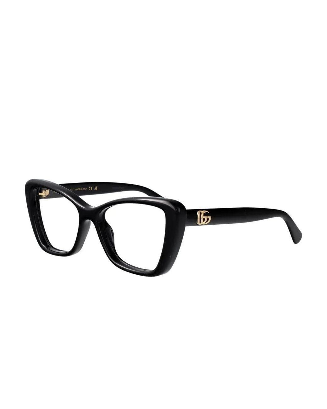 Gucci Brown Cat-Eye Frame Glasses