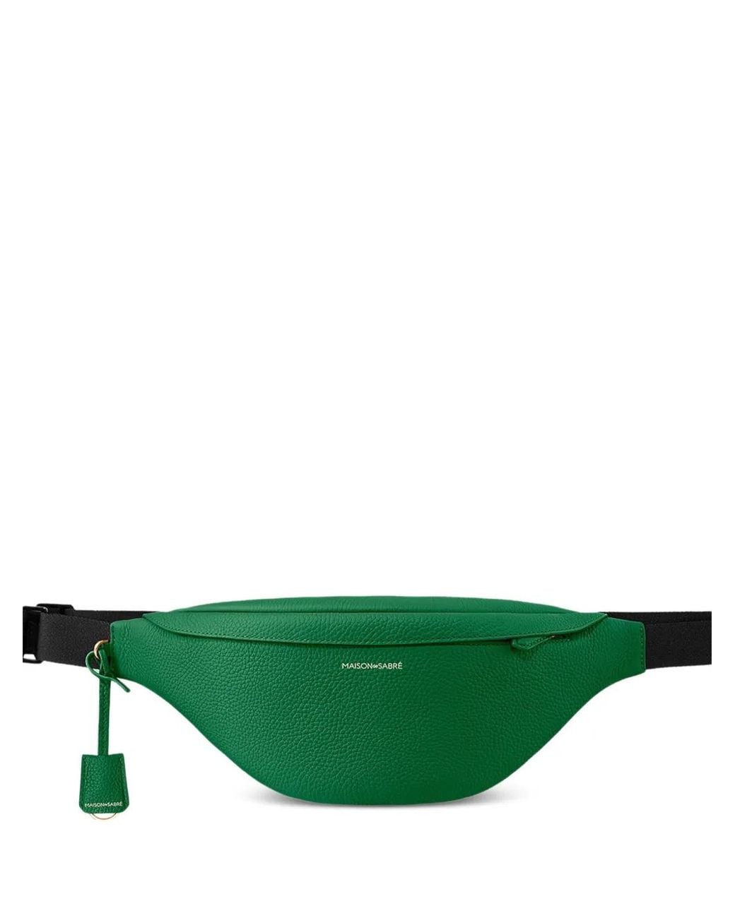 Maison De Sabre Green Sac En Cuir Sling