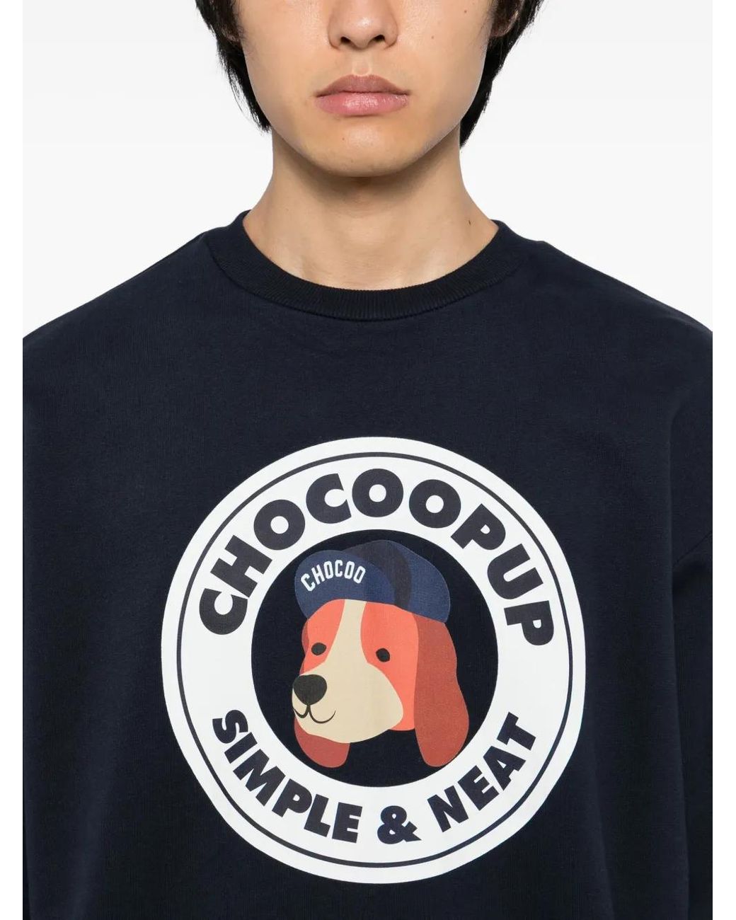 Chocoolate Black Chocoo Pup Sweatshirt for men