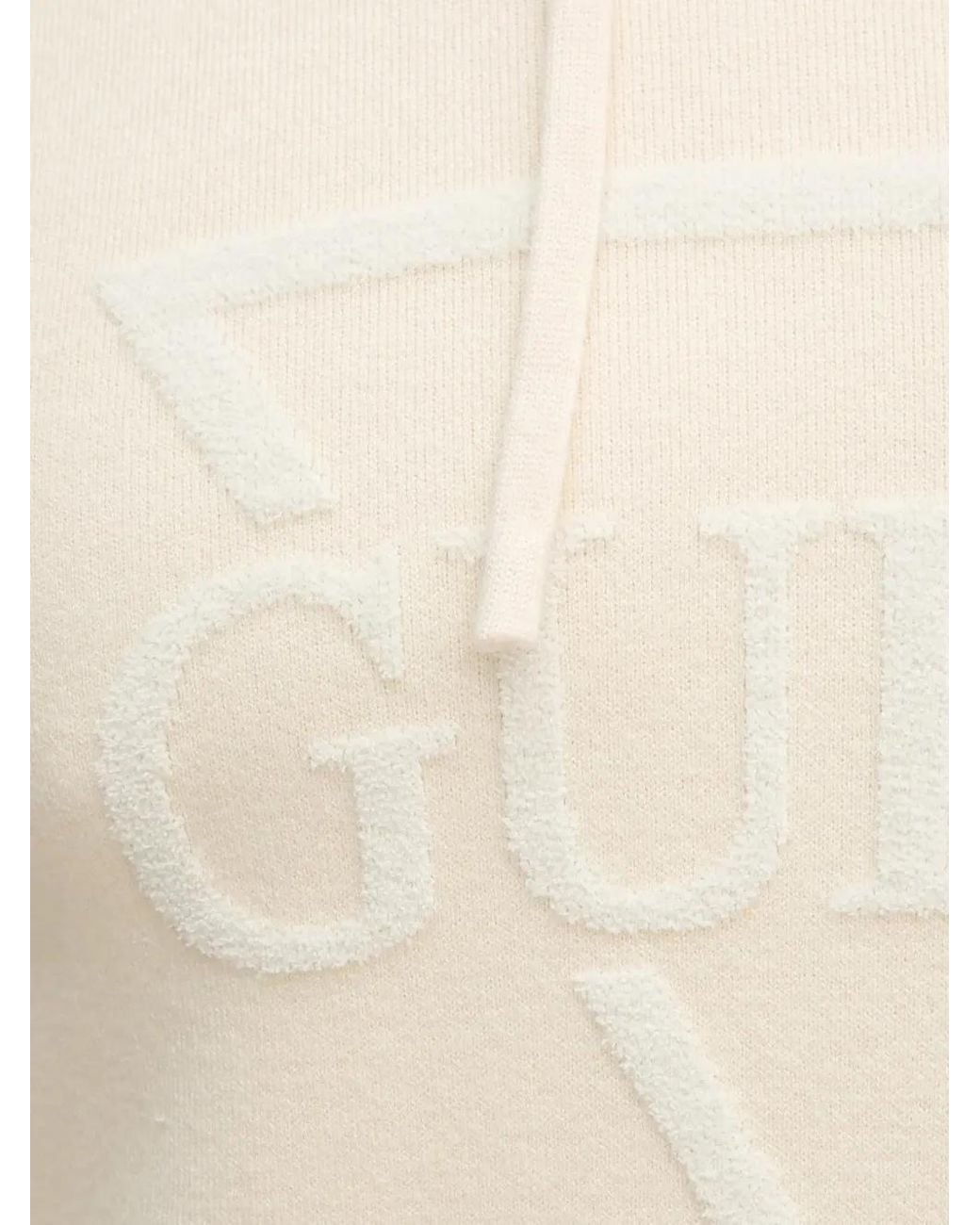 Guess Natural Logo-Lettering Hoodie for men