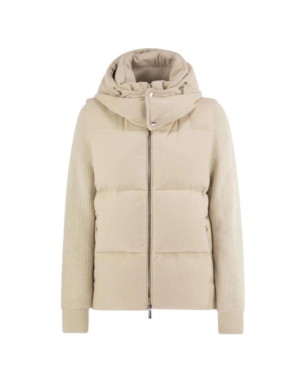 Moorer Natural Ghiara-Ls9 Quilted Jacket