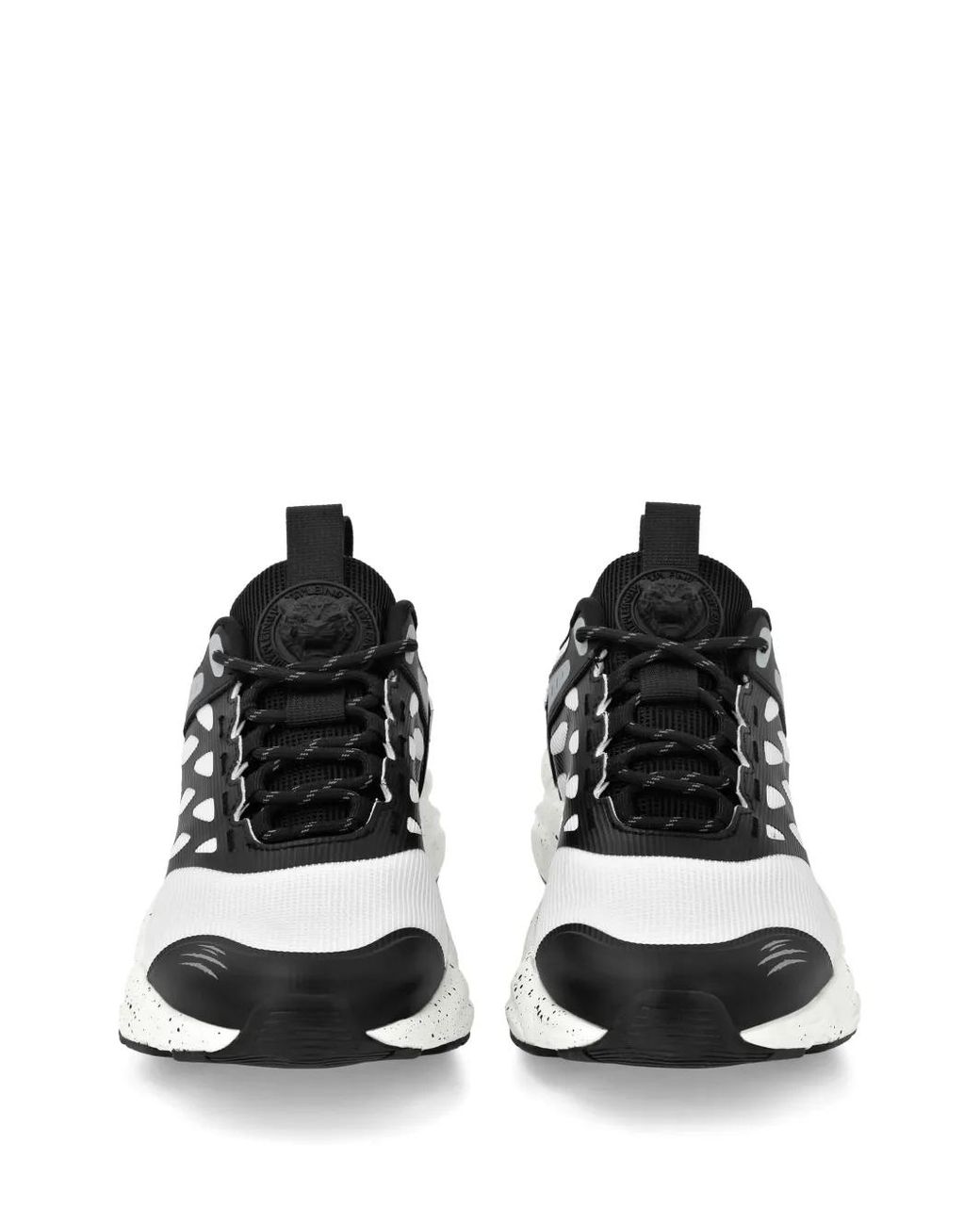 Philipp Plein Black Runner Reflective Scratch