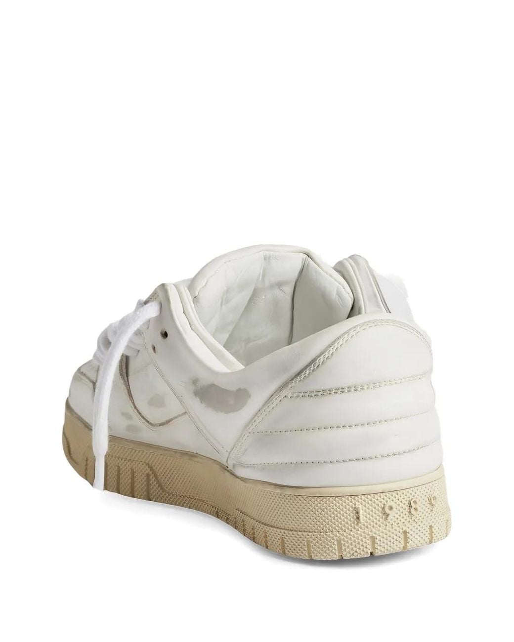 1989 STUDIO White Nubuck Leather Sneakers for men