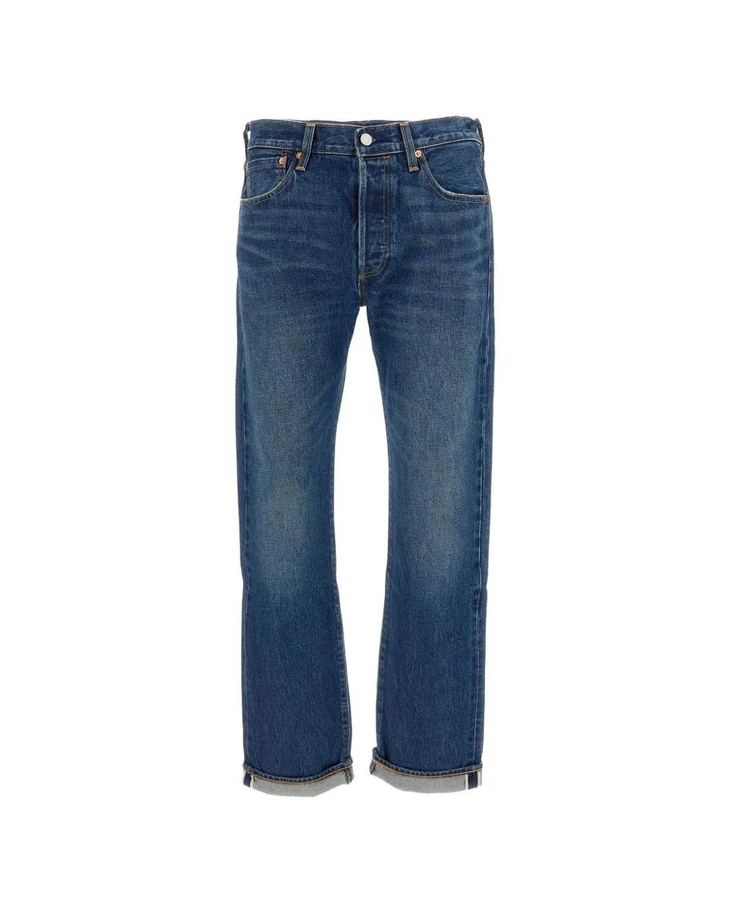 Levi's Blue Jean 501 À Coupe Droite for men