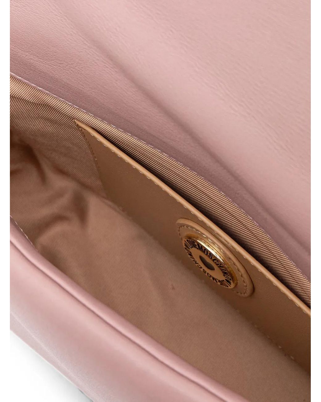 Love Moschino Pink Logo-Plaque Tote Bag