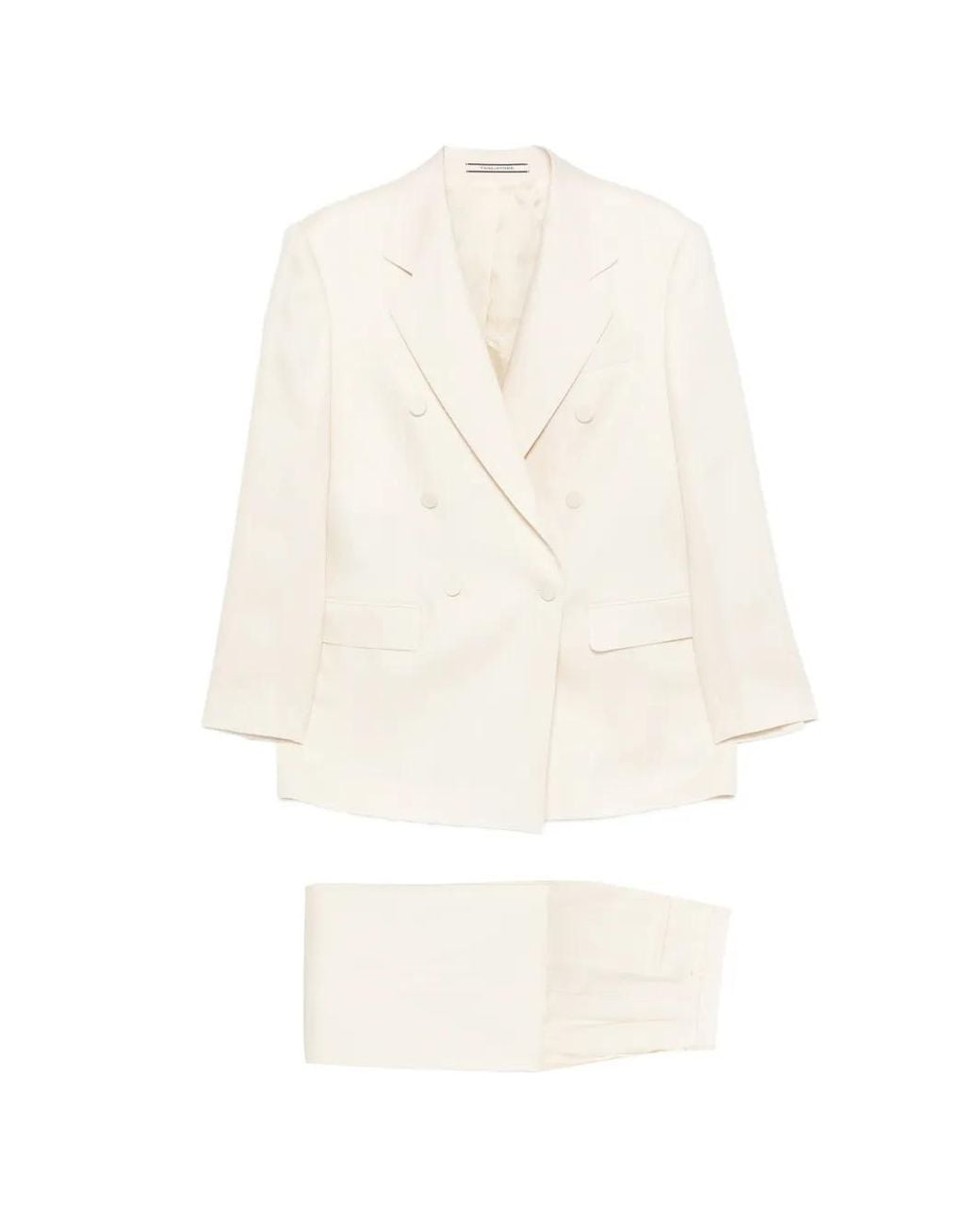 Traje con doble botonadura Tagliatore de color White