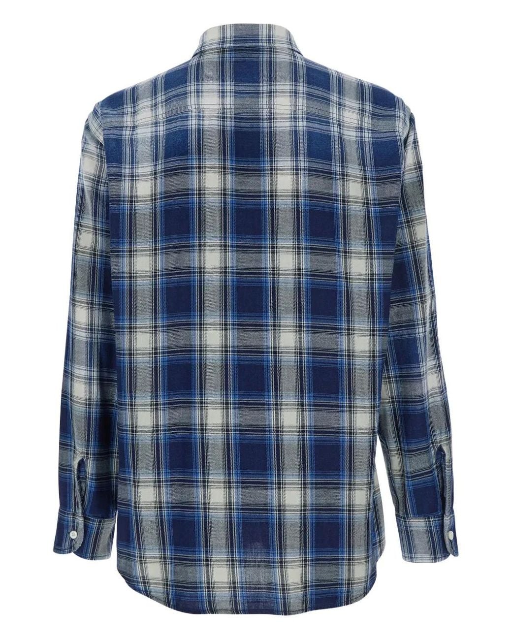 DSquared² Blue Canadian Vintage/ Plaid Cotton Shirt for men