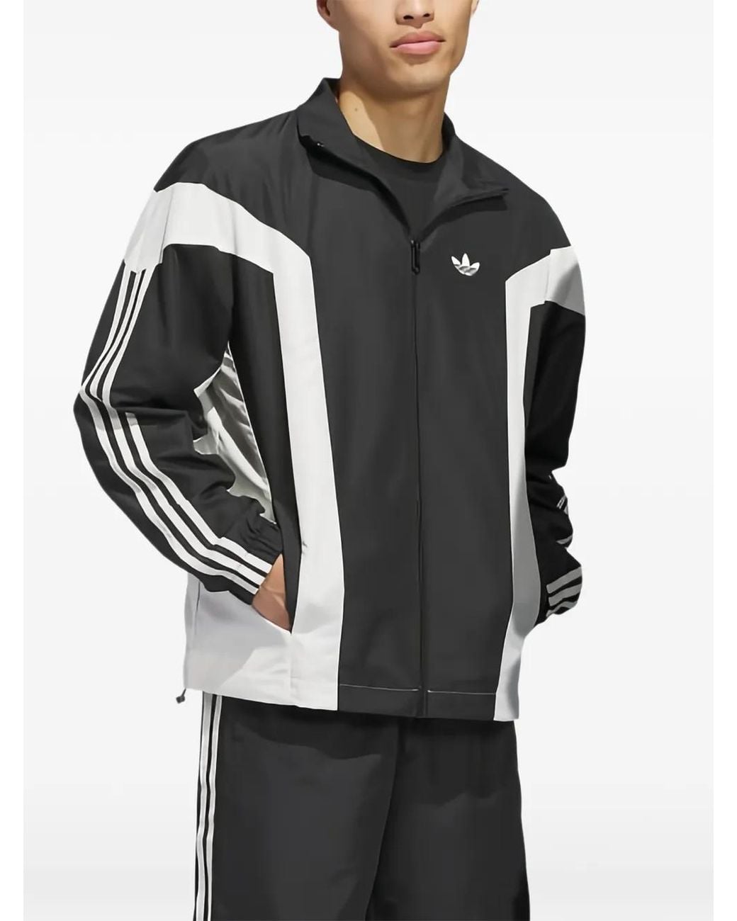 Adidas Black Originals Basketball Wind Breaker Jacket