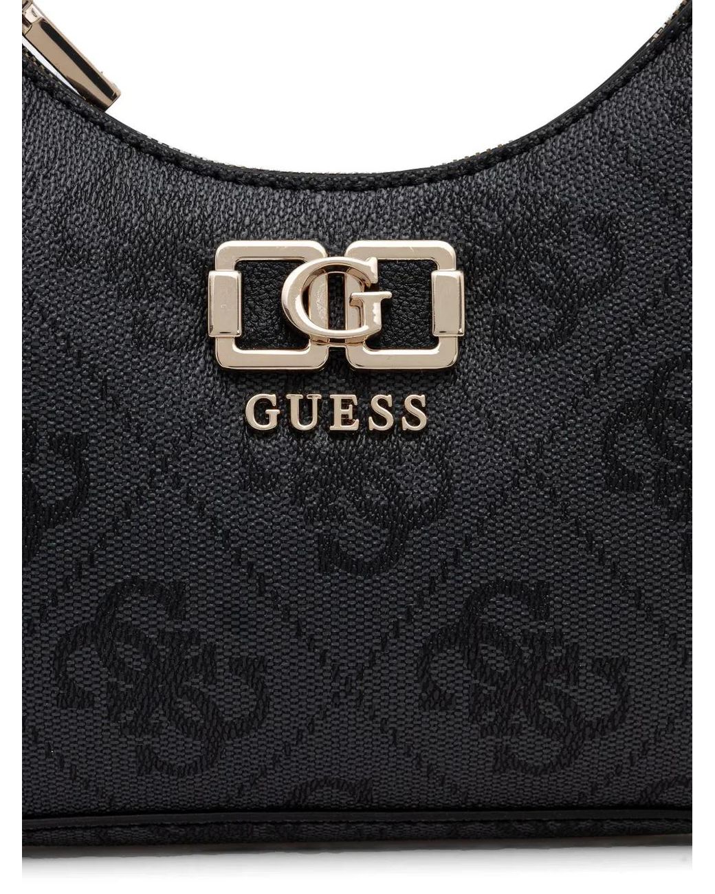 Guess Black Karnilla Logo Shoulder Bag