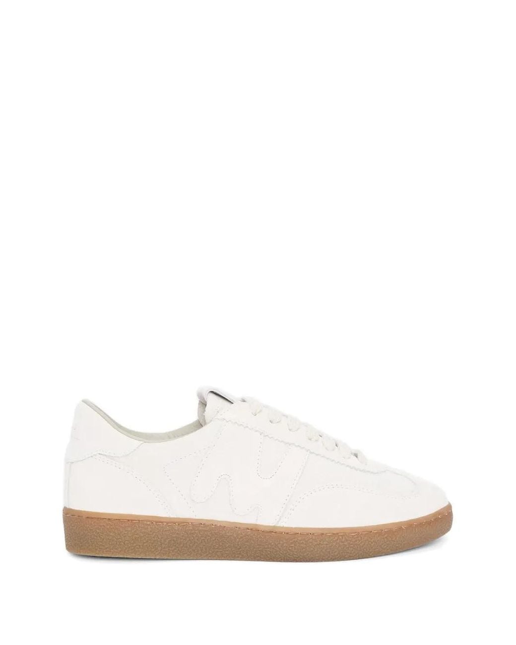 MSGM White Retro Logo Sneakers