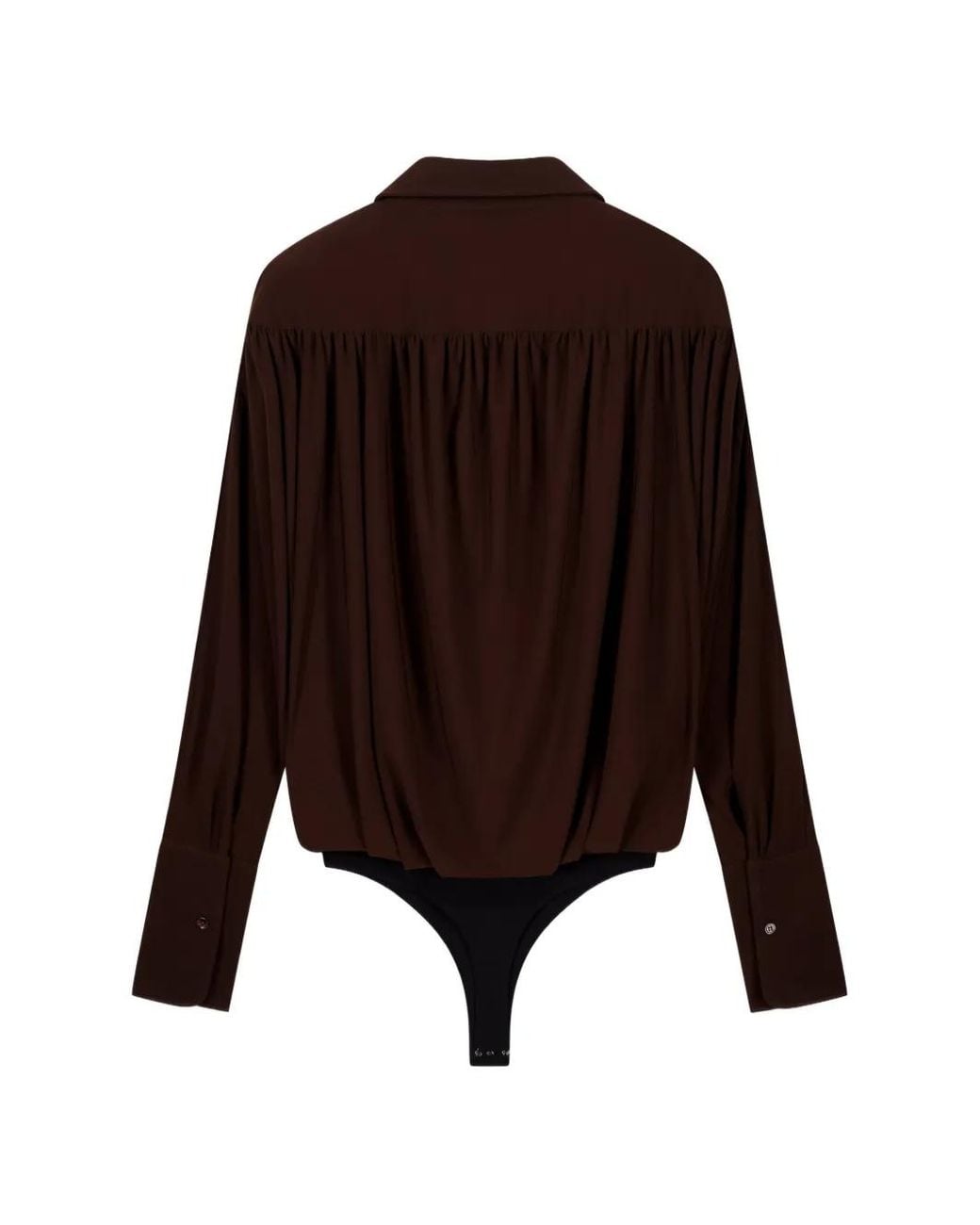 Coperni Brown Body À Design Drapé
