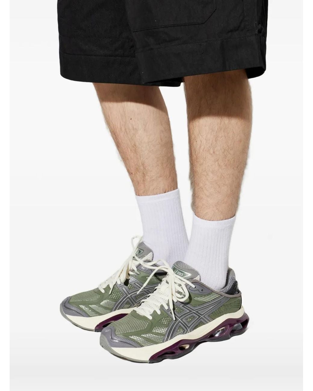 Asics White Gel-Kinetic 2.0 Sneakers