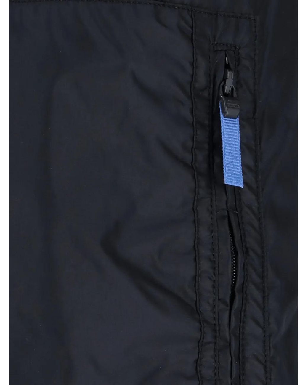 Aspesi Blue Re-Shirt Padded Jacket for men