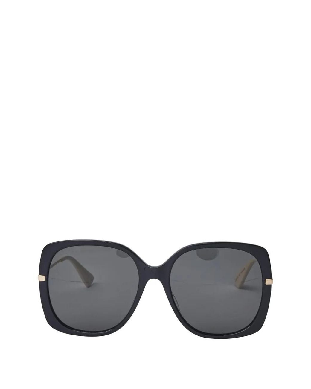 Gucci Gray Oversized-Frame Sunglasses