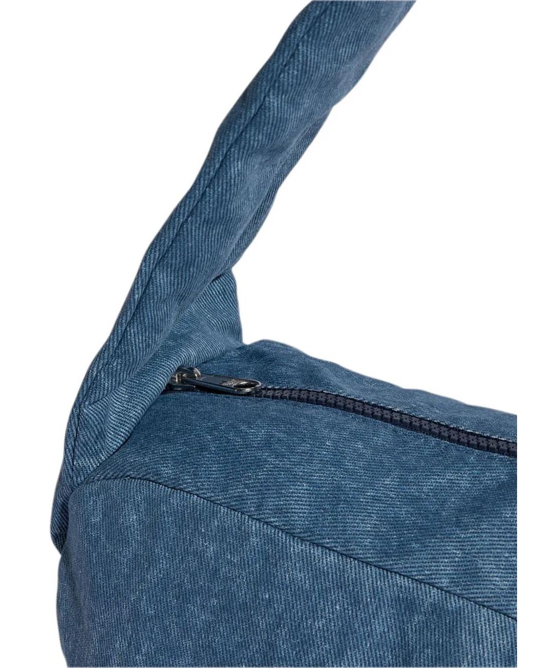 Adidas Blue Shopper Washed Effect Bag
