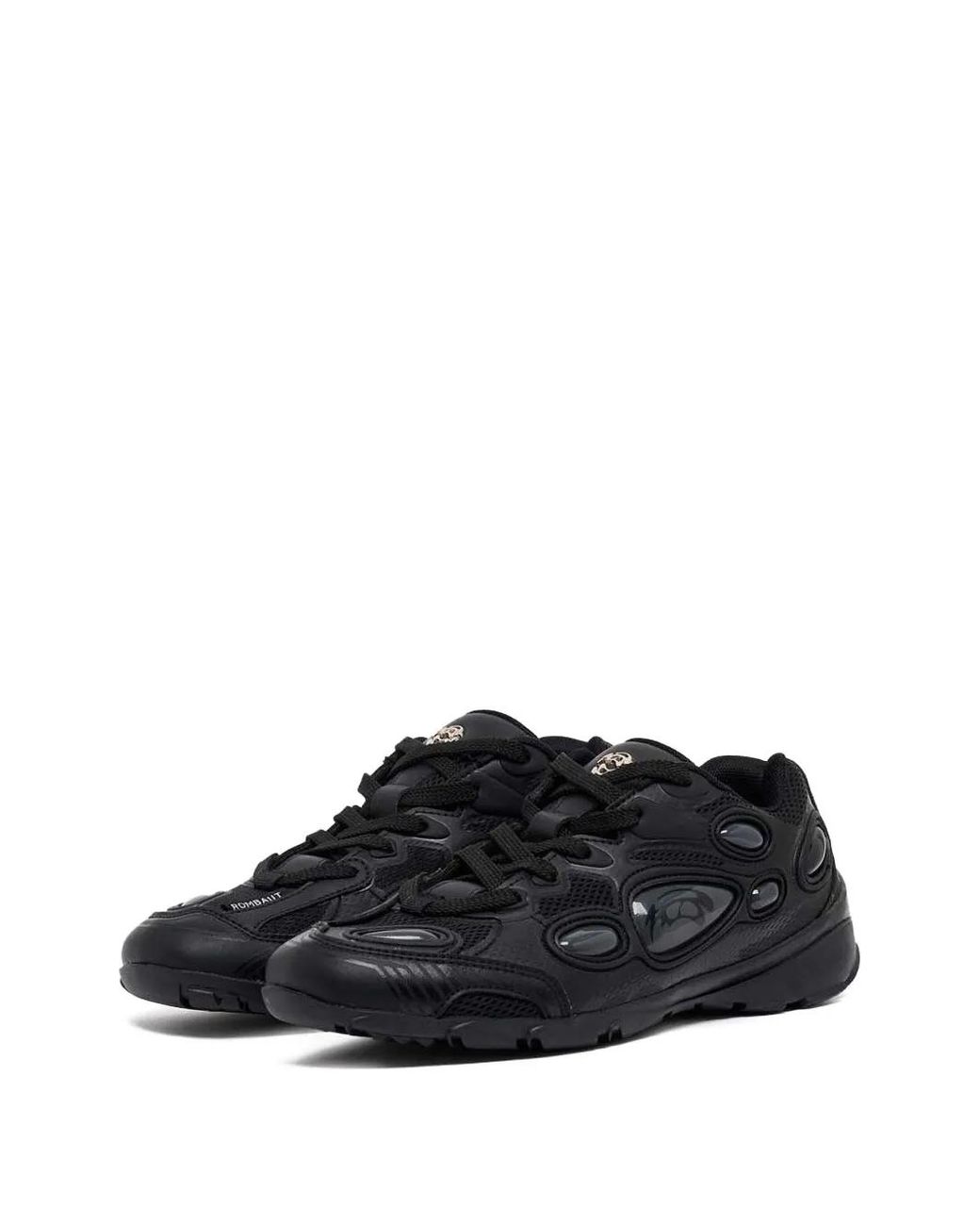 Rombaut Blue Panelled Sneakers for men