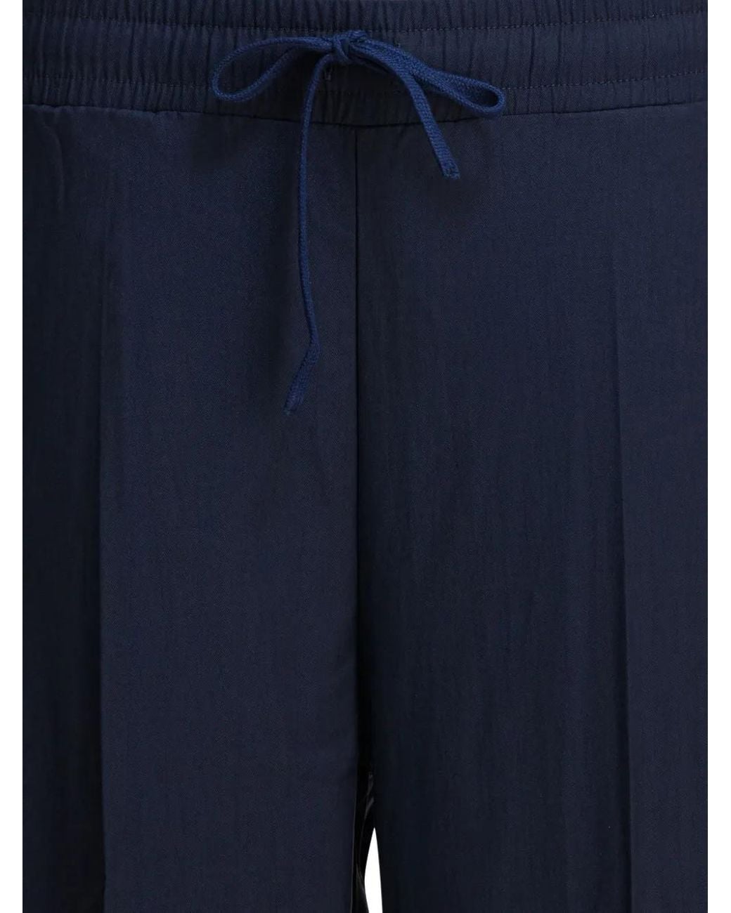 Altum Blue Drawstring-Fastening Trousers for men