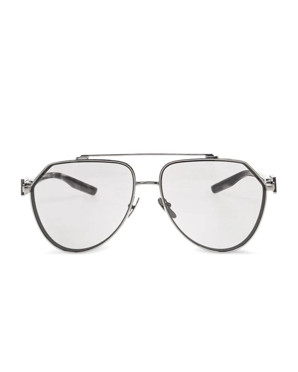 Dolce & Gabbana Metallic Logo-Plaque Sunglasses for men