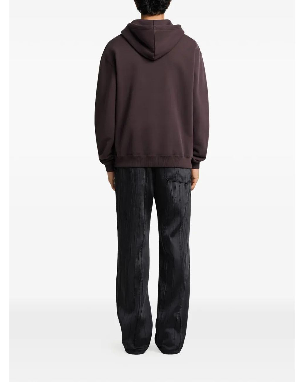 Courreges Brown Ac Logo Hoodie