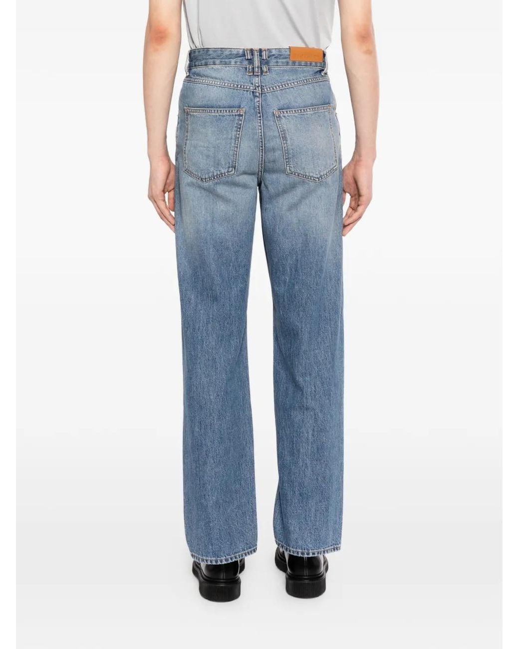 DARKPARK Blue Mark Straight Leg Jeans for men
