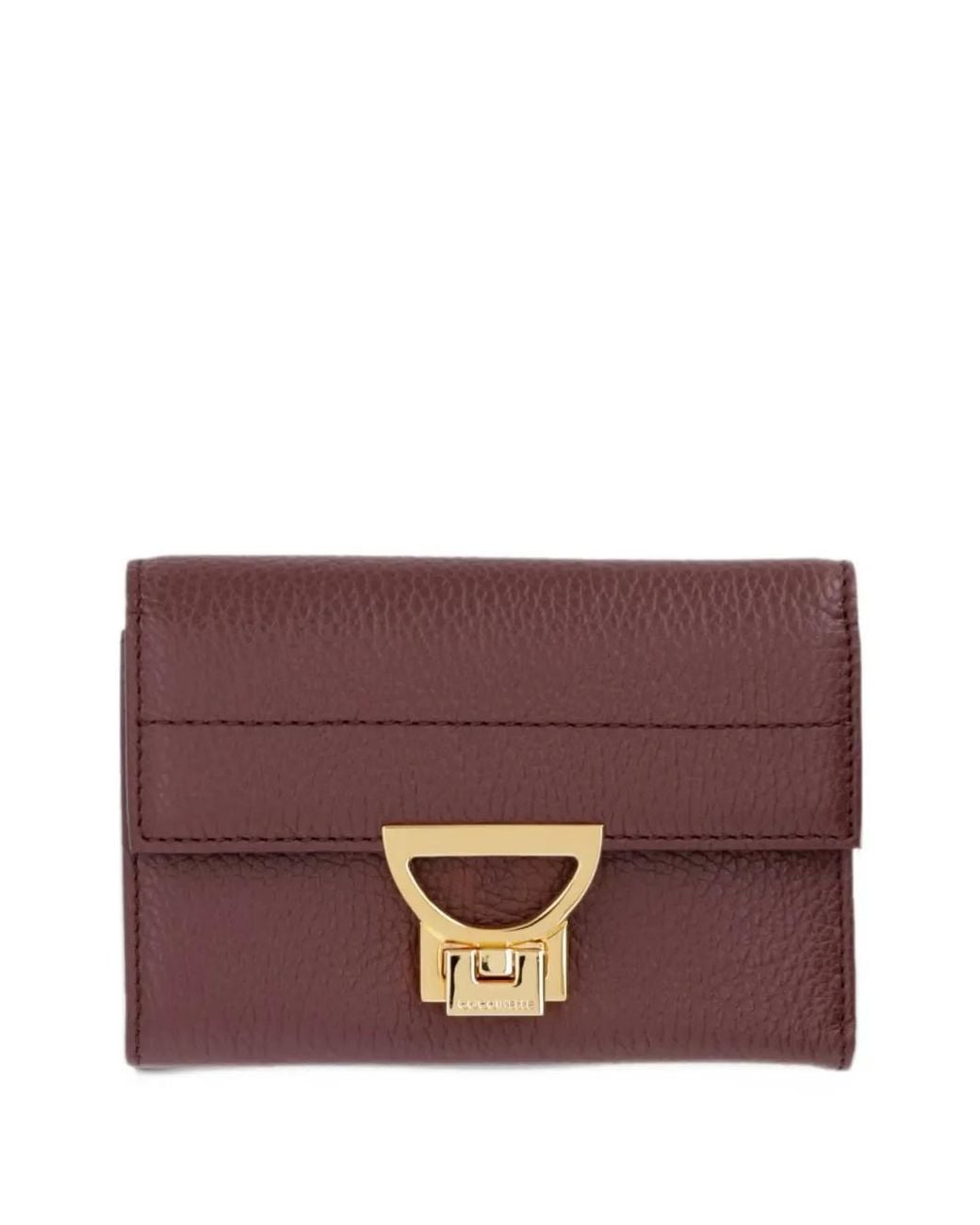 Coccinelle Purple Arlettis Grained-Leather Wallet