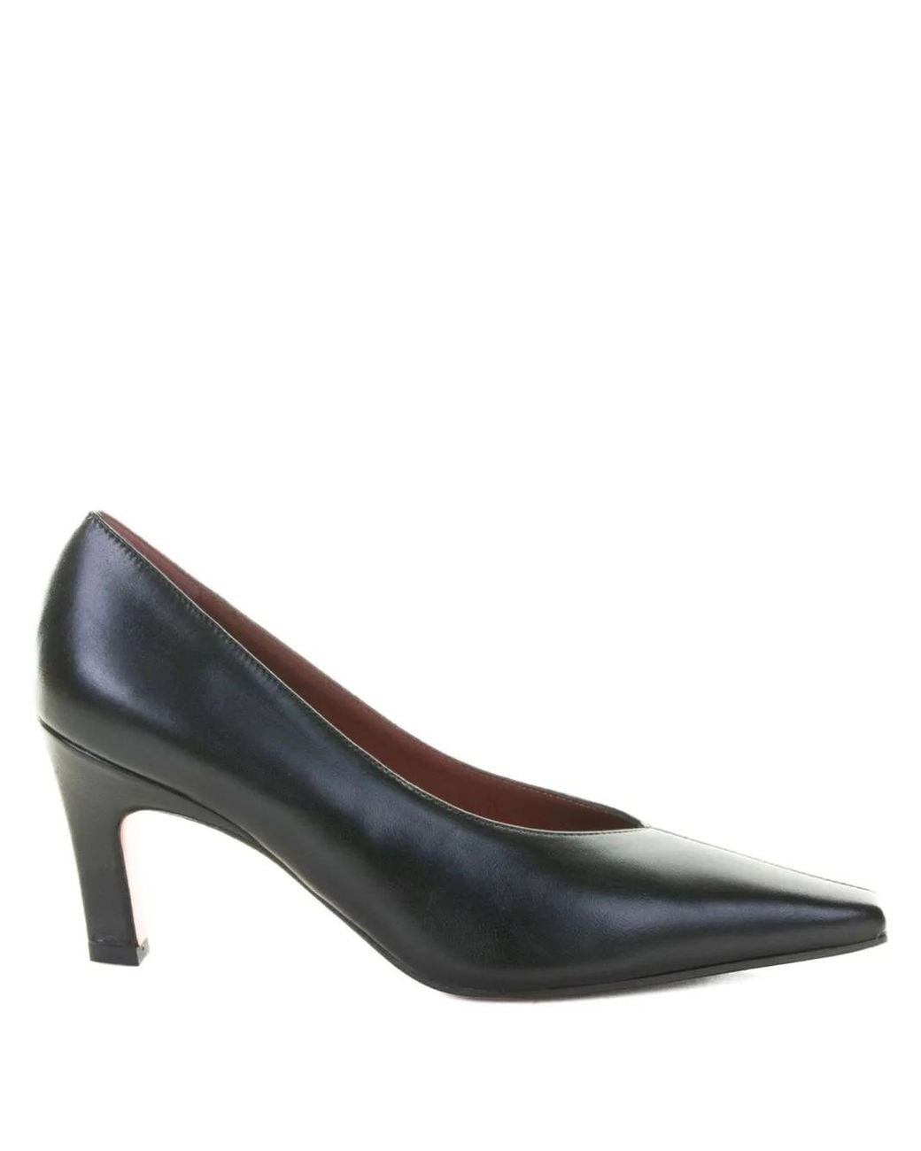 Roberto Festa Gray 70Mjm Pointed-Toe Leather Pumps