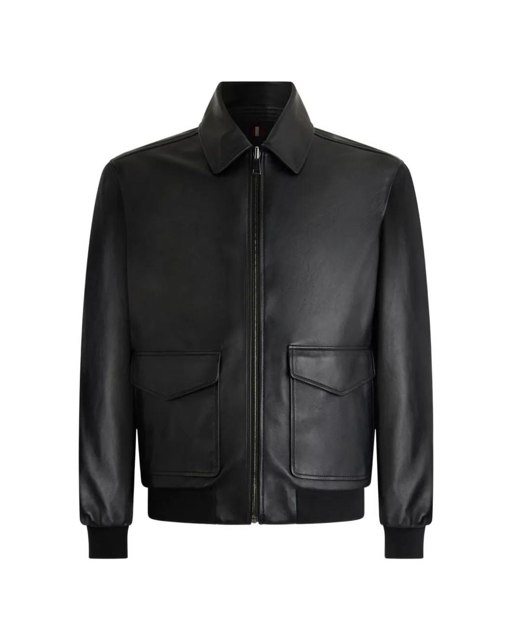 Bally Reversible Leather Jacket in Black for Men | Lyst