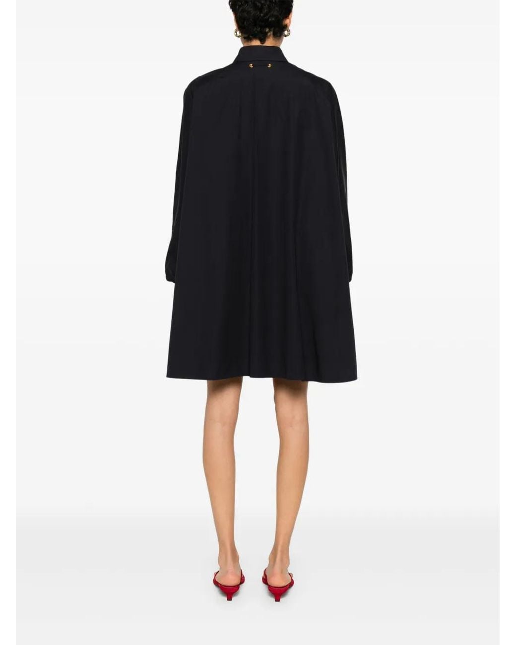 Max Mara Blue Poplin Mini Shirt