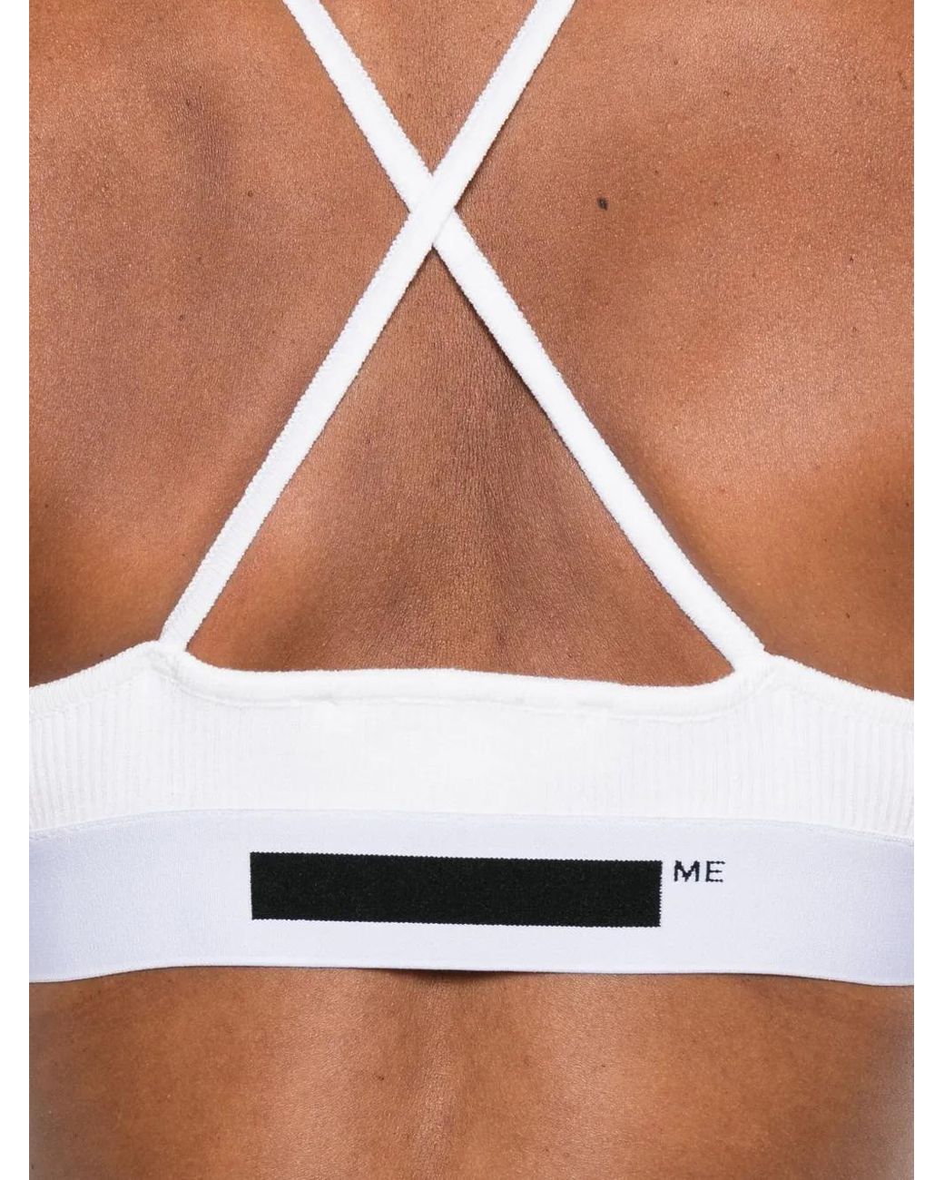 MEDEA White Logo Bra