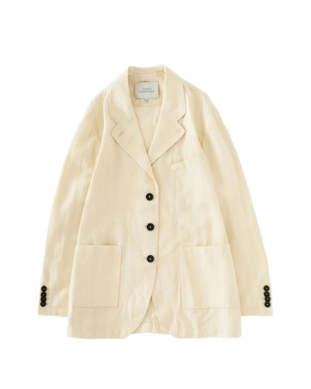 Studio Nicholson Natural Elkin Blazer