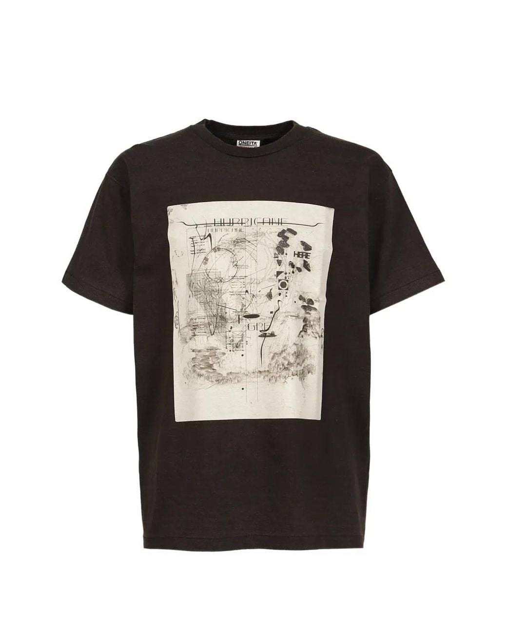 SHT Black Rise Up The Valley Like A Hurricane T-Shirt for men