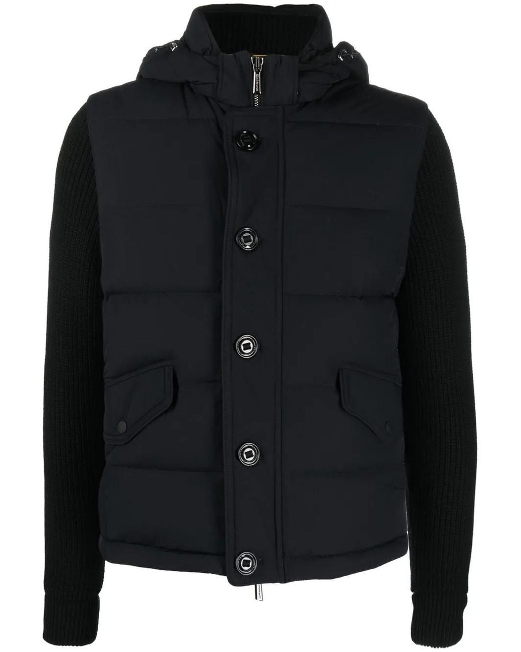 Moorer Black Foscolo-Knm Jacket for men