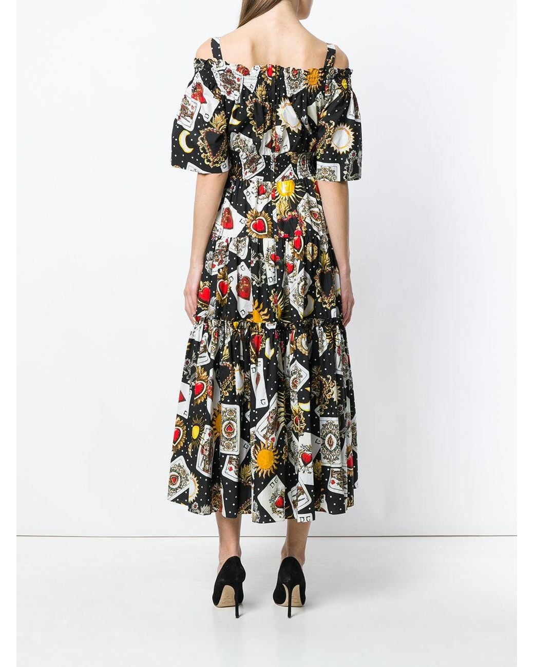 white christmas dresses D&G 2000's Leopard Print Slip Midi Dress – THE WAY WE WORE main image 1