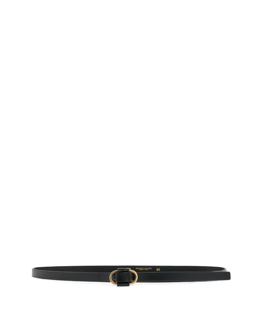 DSquared² White Oval Buckle Twin Belt