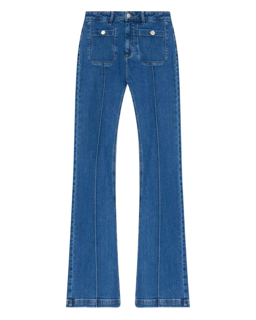 Munthe Blue Split-Seam Trousers