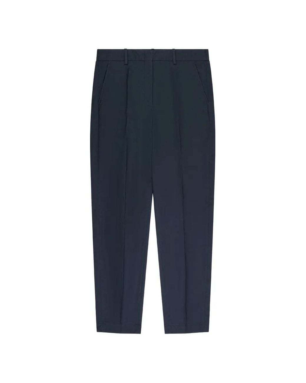 Slowear Blue Regular-Fit Poplin Trousers