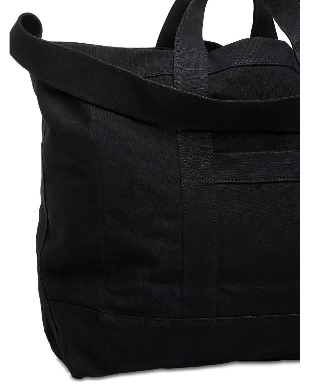 HELIOT EMIL Black Handle Shire Tote Bag