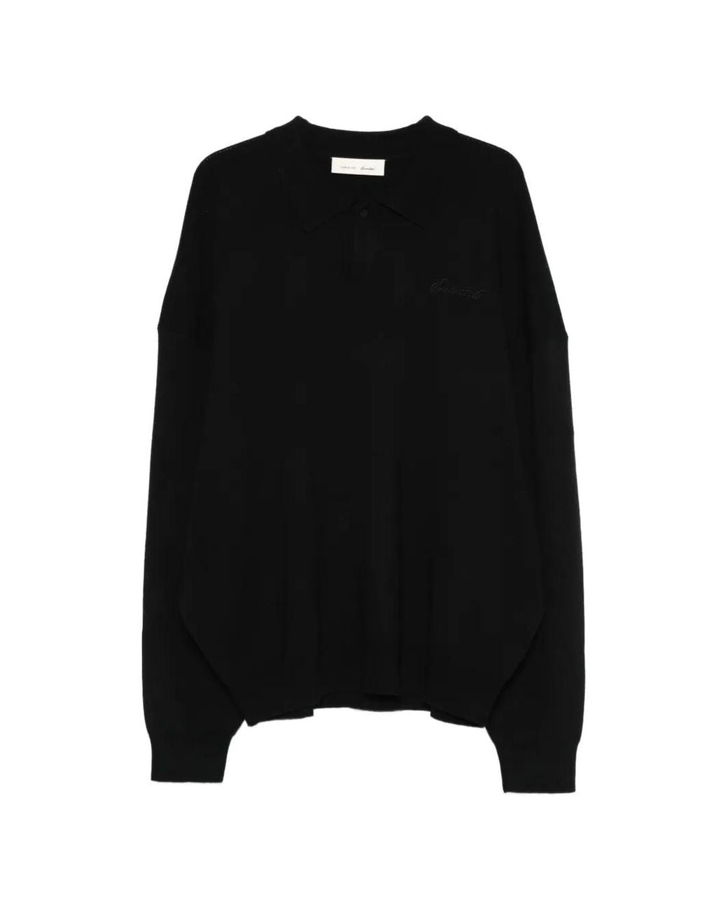 Fear Of God Black Polo Signature 90S À Logo Brodé for men