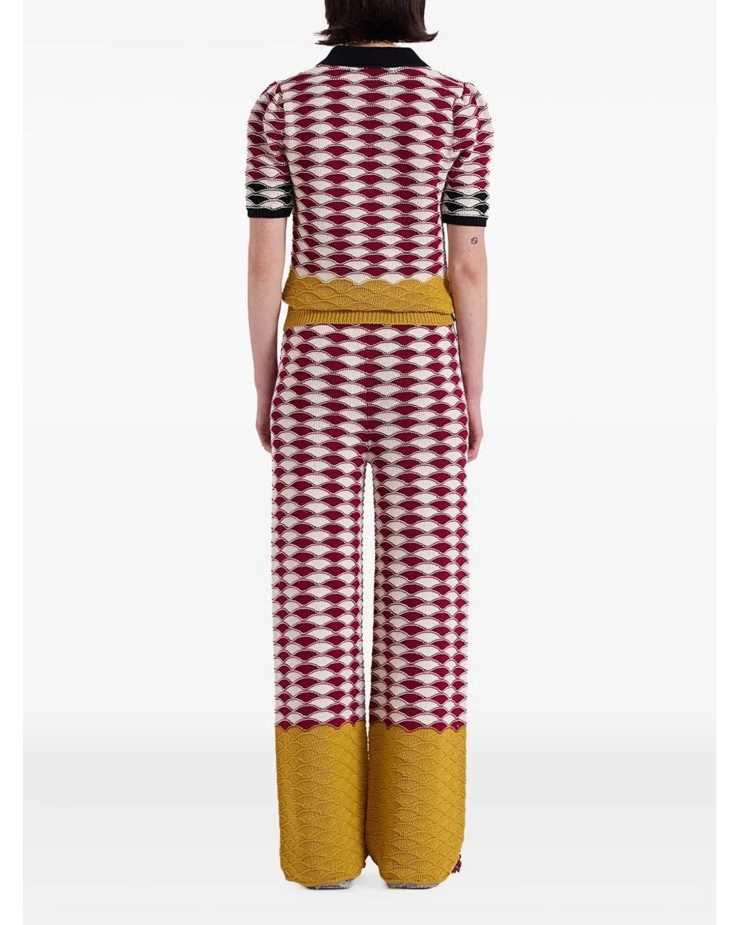 LaDoubleJ Red Sunset Trousers