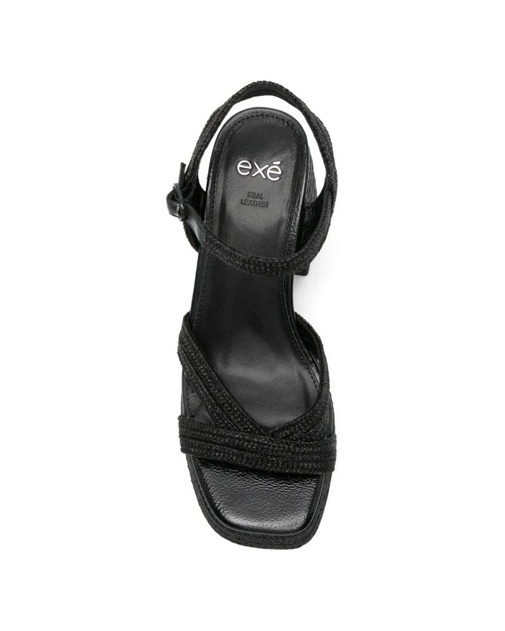 Exe' Black Havana Platform Sandals
