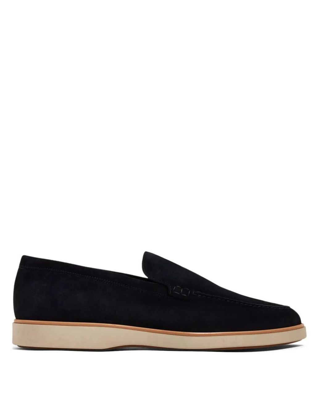 Magnanni Shoes Blue Lourenco Suede Loafers for men