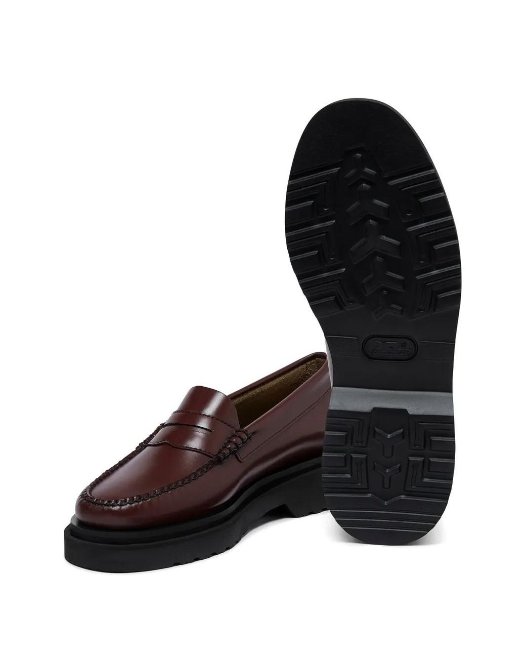 G.H.BASS White Weejuns Step Penny Loafers