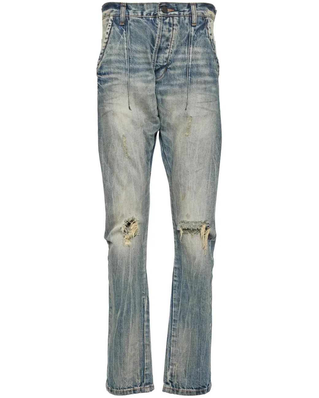 Private Stock Blue The Bowery Jeans for men