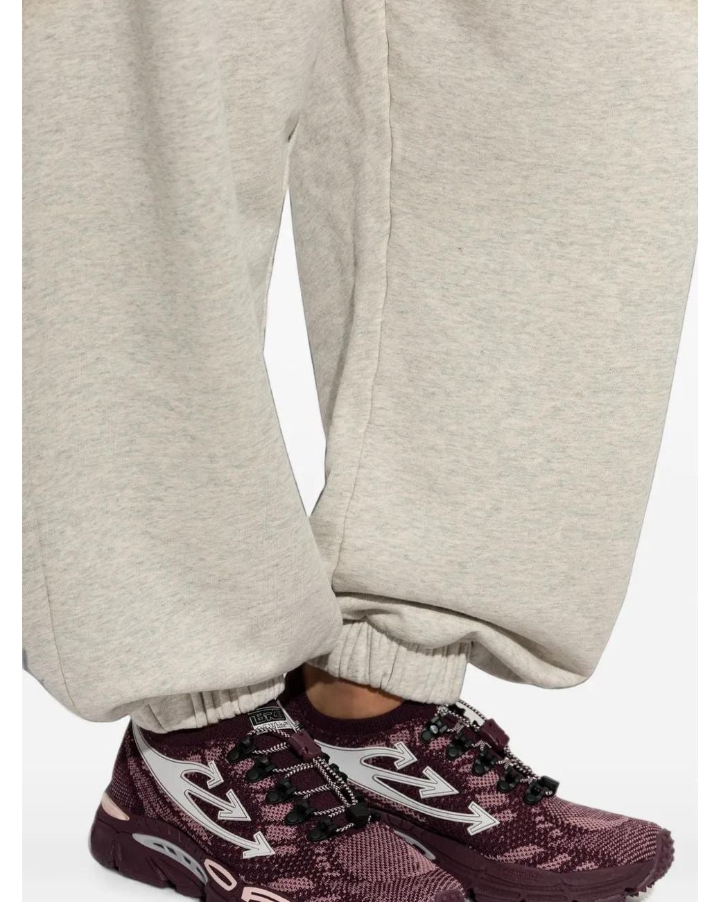 Off-White c/o Virgil Abloh Purple Be Right Back Knit Sneakers