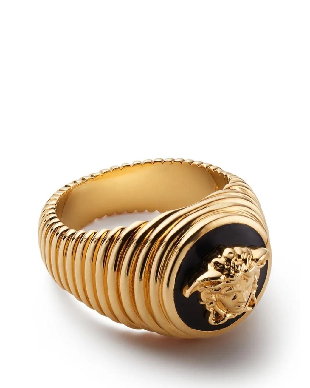 Versace Metallic Medusa Ring