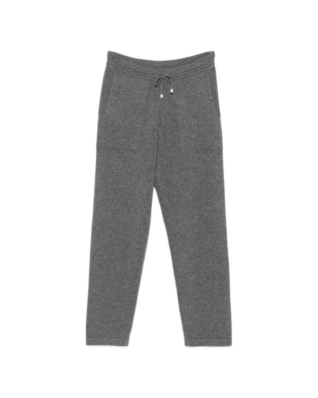 Eleventy Gray Pantalon De Jogging En Cachemire for men