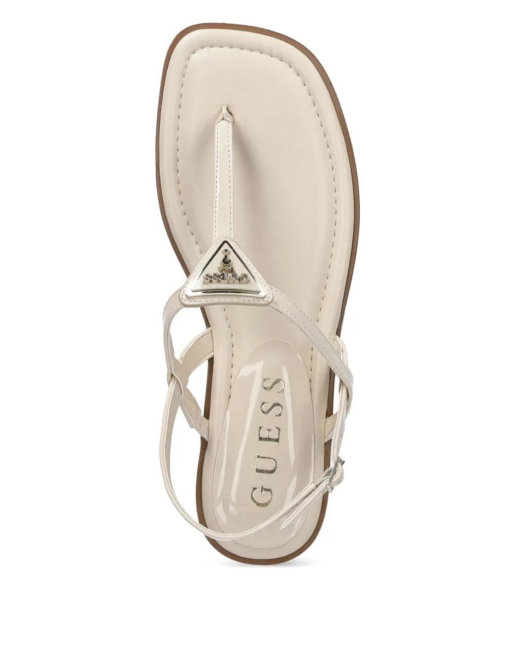 Guess White Rainey Sandals