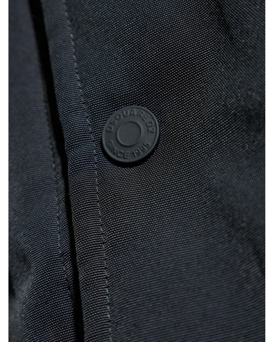 DSquared² Black Vest With Logo for men