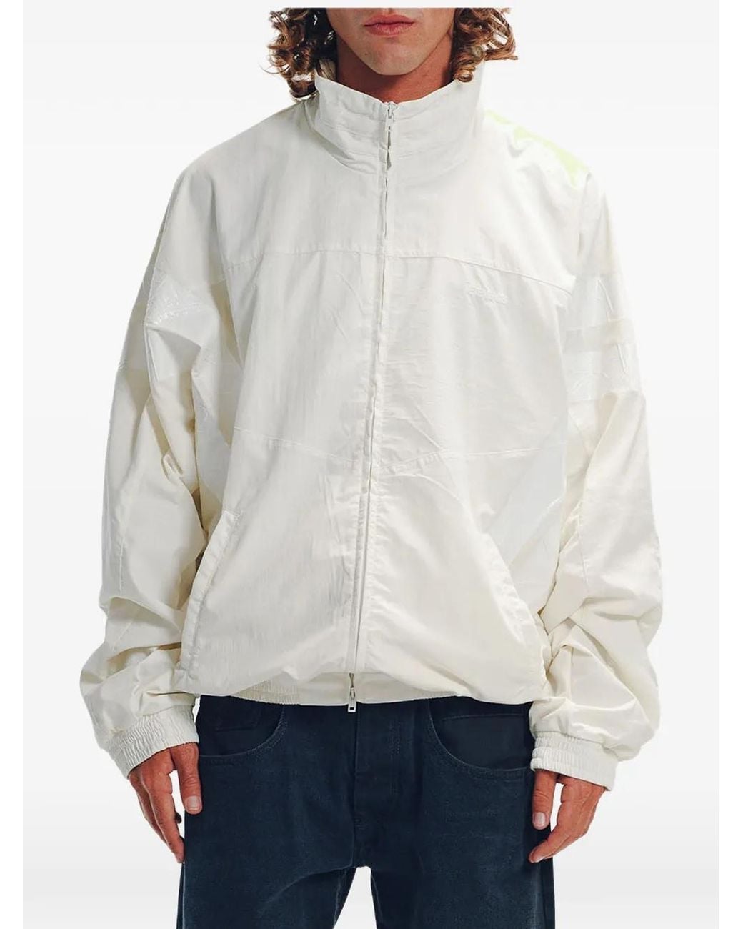 Vetements Gray Tape-Detail Tracksuit Jacket for men