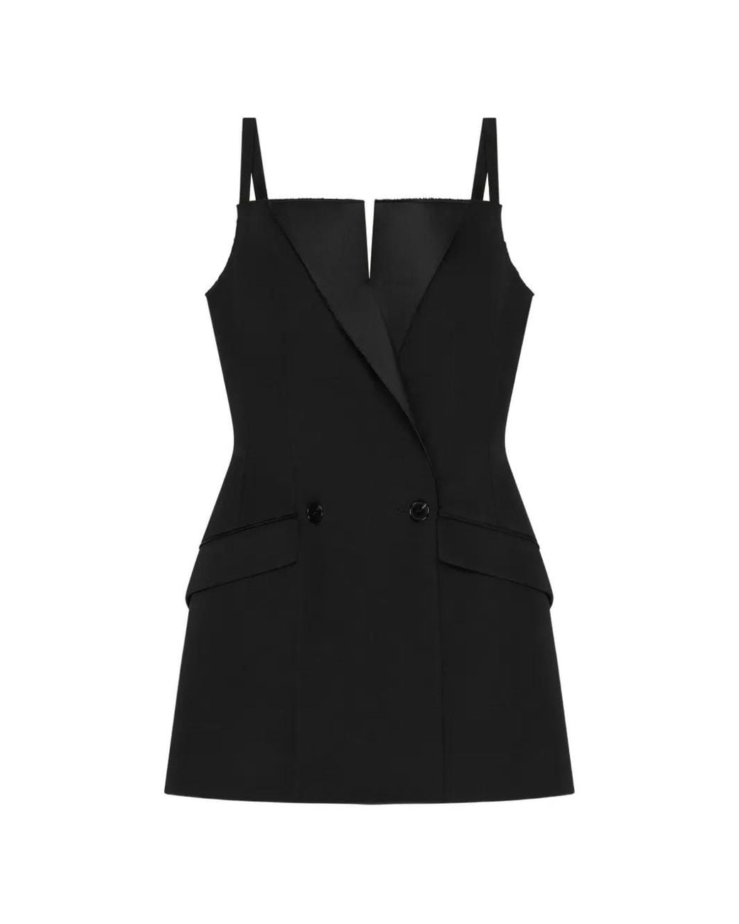 Givenchy Black Mini Tailored Dress
